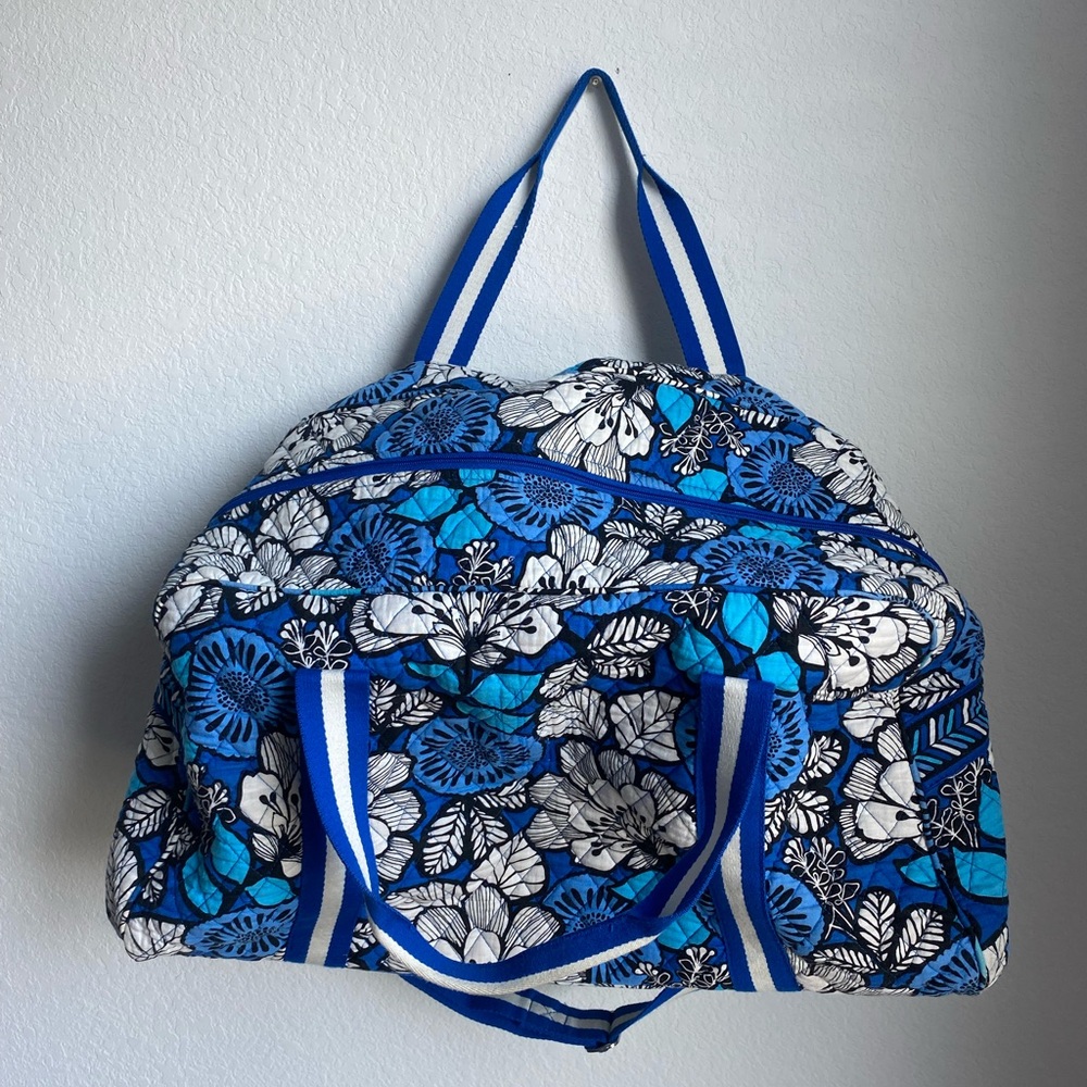 Vera Bradley Blue Bayou Print Duffel Bag